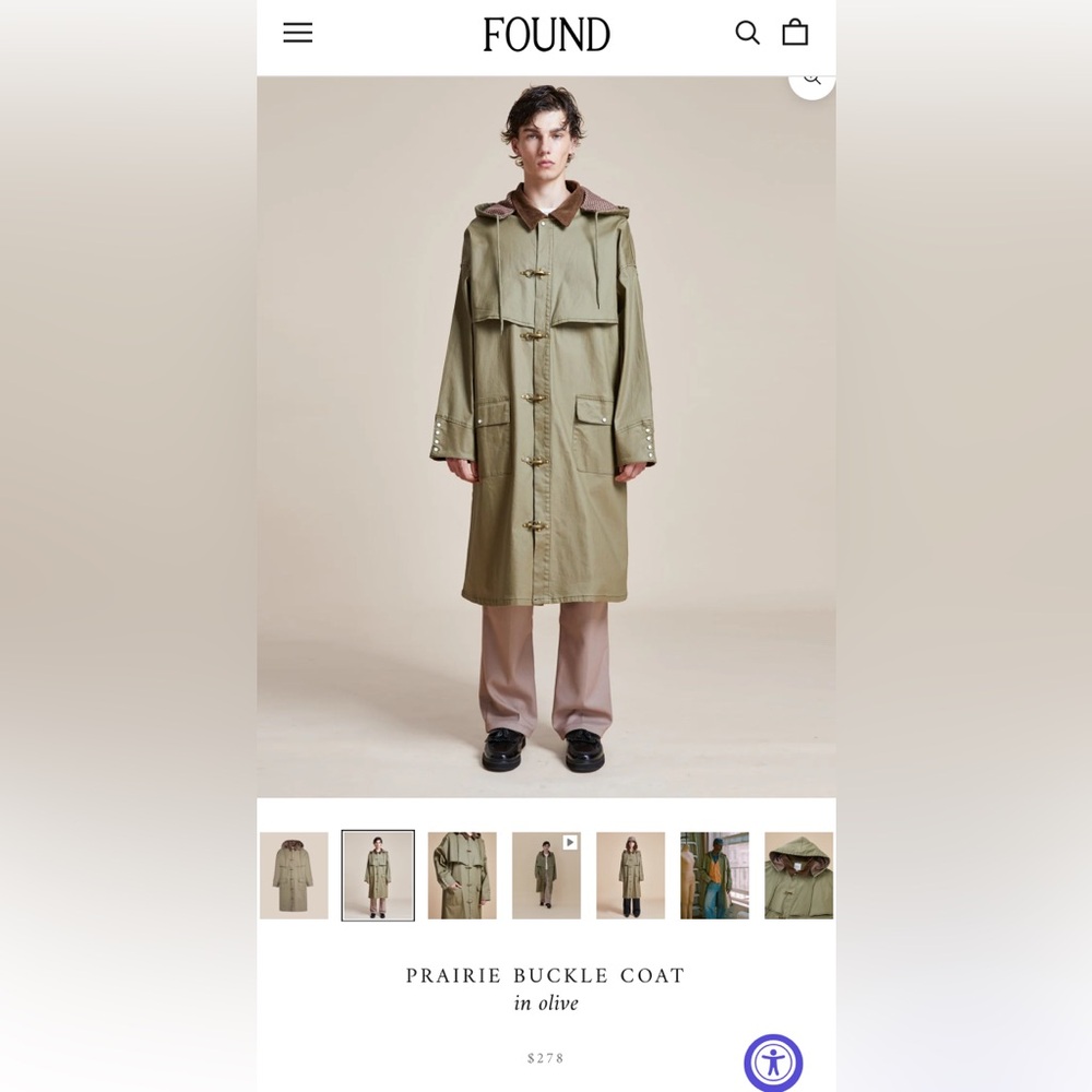 Found Buckle Coat